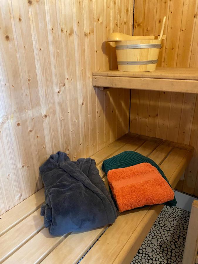 Gleis 2, Waggon Mit Ofen, Optional Mit Whirlpool Und Sauna Dahlem  Zewnętrze zdjęcie
